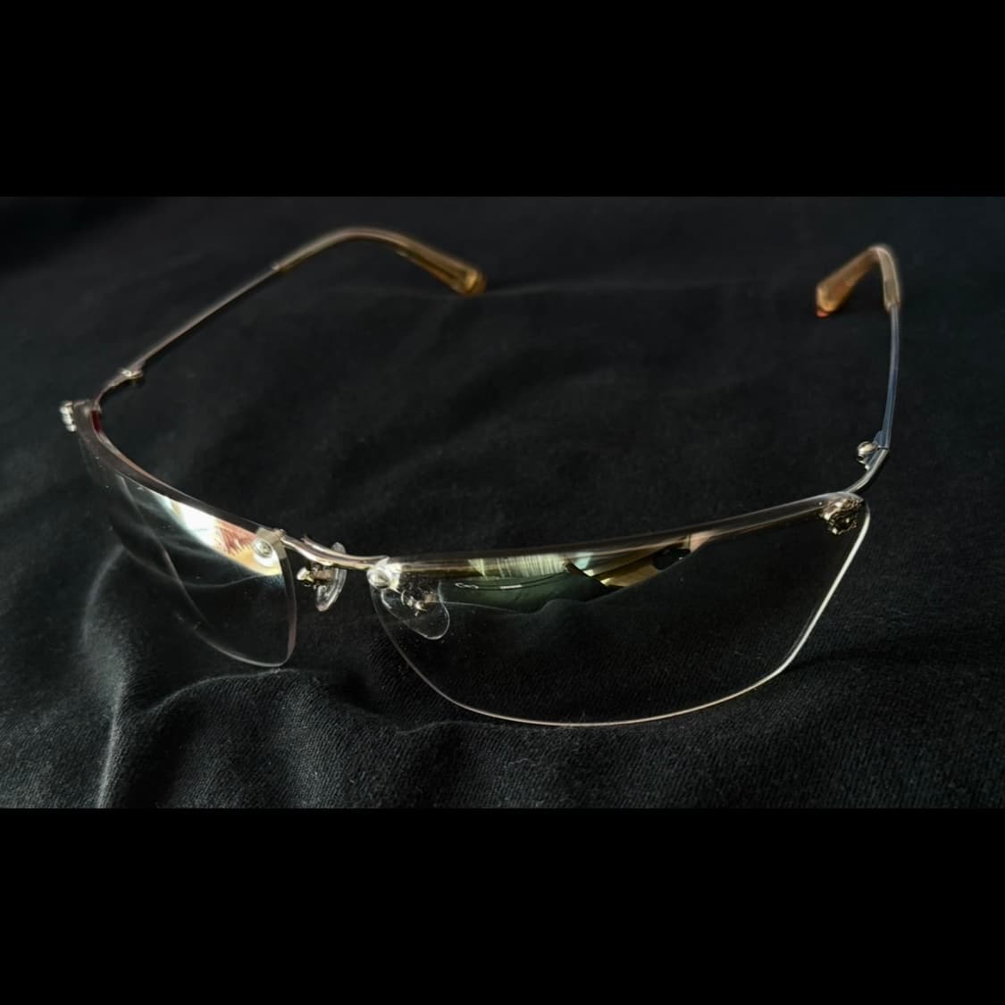 Versace Geek Chic Rimless Sunglasses 상품이미지1