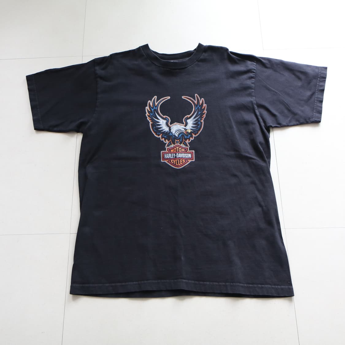 00s 할리데이비슨 MADE IN USA 이글 반팔티 (XL) 상품이미지2