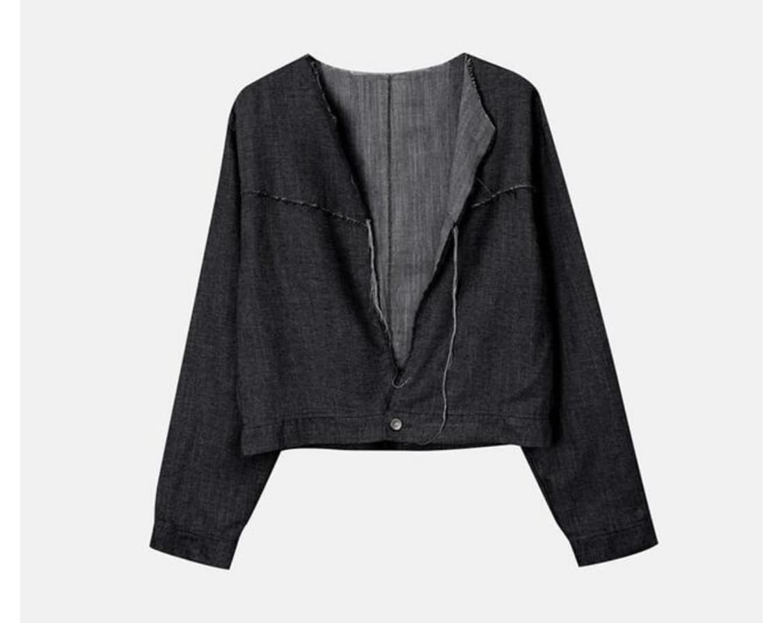 Linen cutting crop jacket 상품이미지5