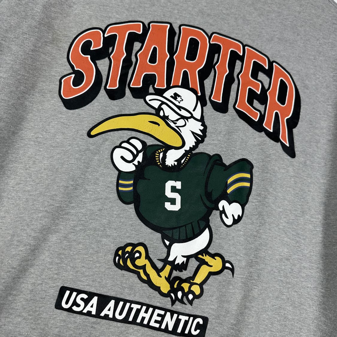 스타터 프린팅 로고 그레이 크루넥 맨투맨 (L) 상품이미지3