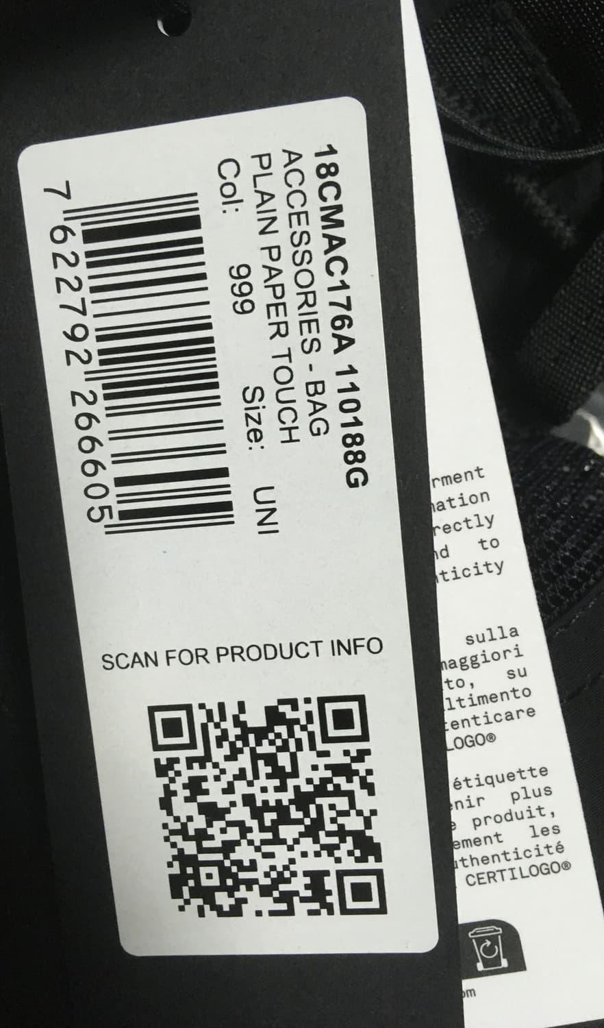 CP컴퍼니 숄더백 블랙 판매합니다  상품이미지9