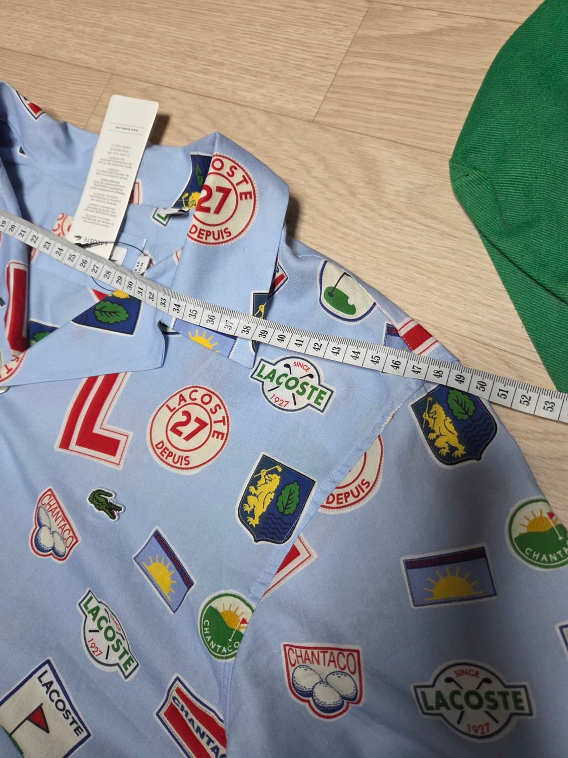 (새상품)LACOSTE 반팔 셔츠 남방  상품이미지7