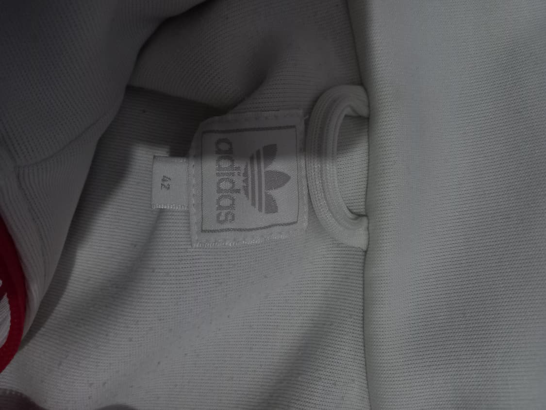아디다스 캐나다 빨흰 트랙탑 저지 져지집업 95/M 상품이미지5
