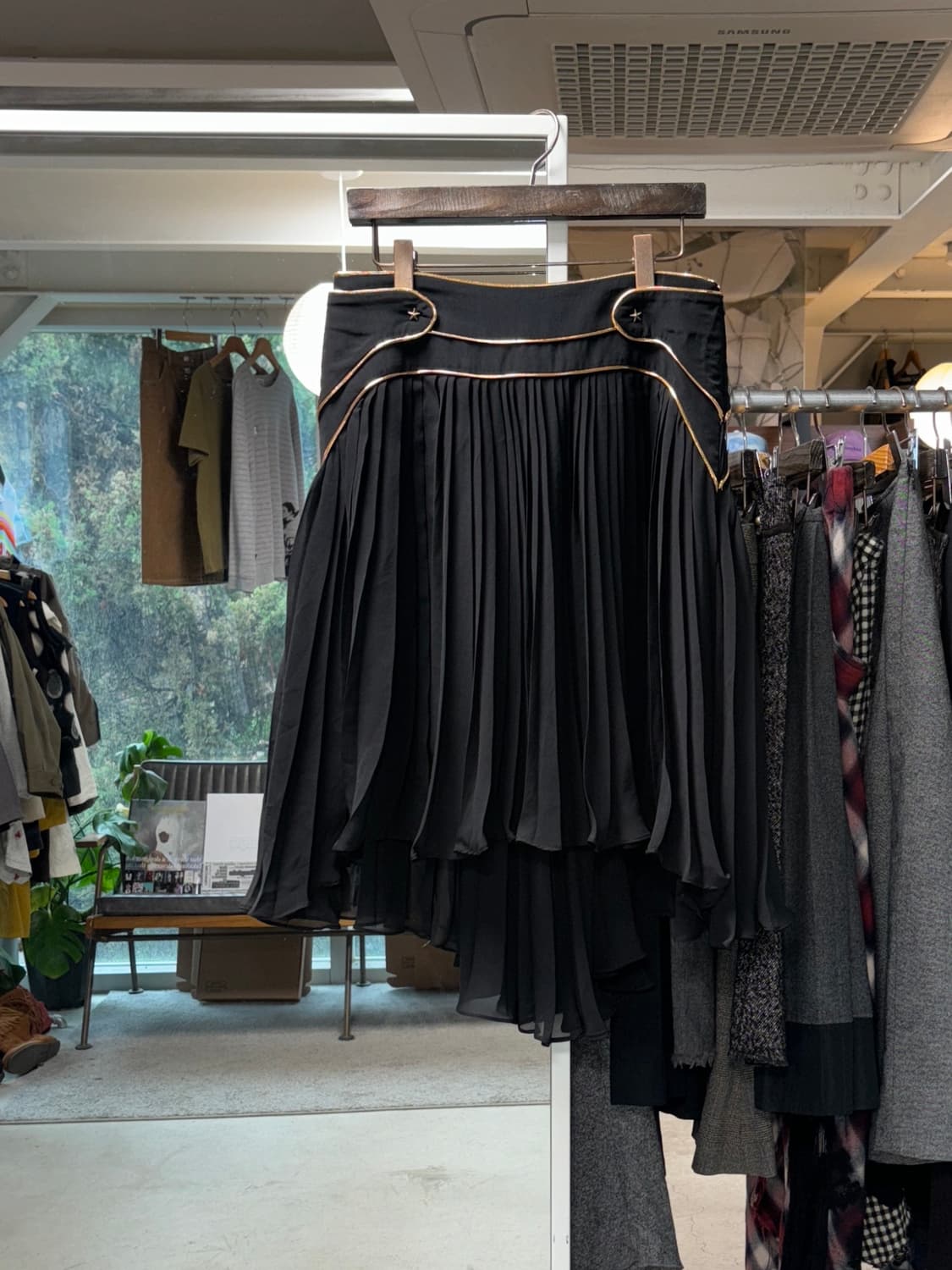 Epitaph 밀리터리 레이어드 플리츠 스커트 상품이미지1