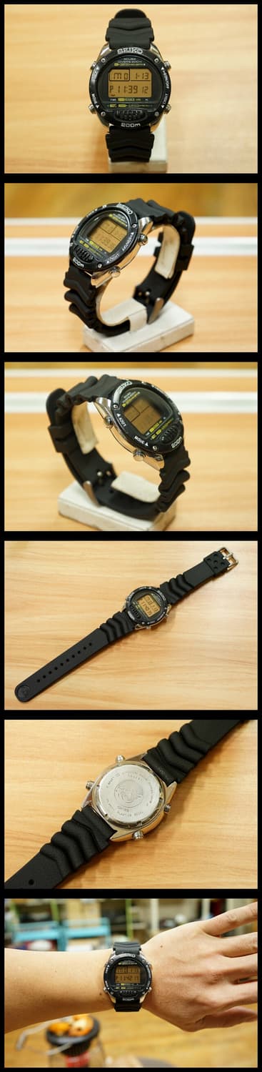 세이코 m705-5a1a 스쿠바 마스터 컴퓨터 200m 디지털시계 상품이미지2