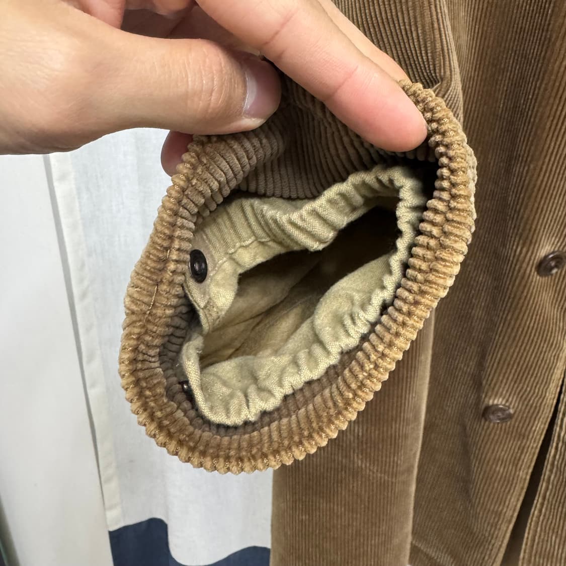 2사이즈) 피그벨 코듀로이 코트 상품이미지5