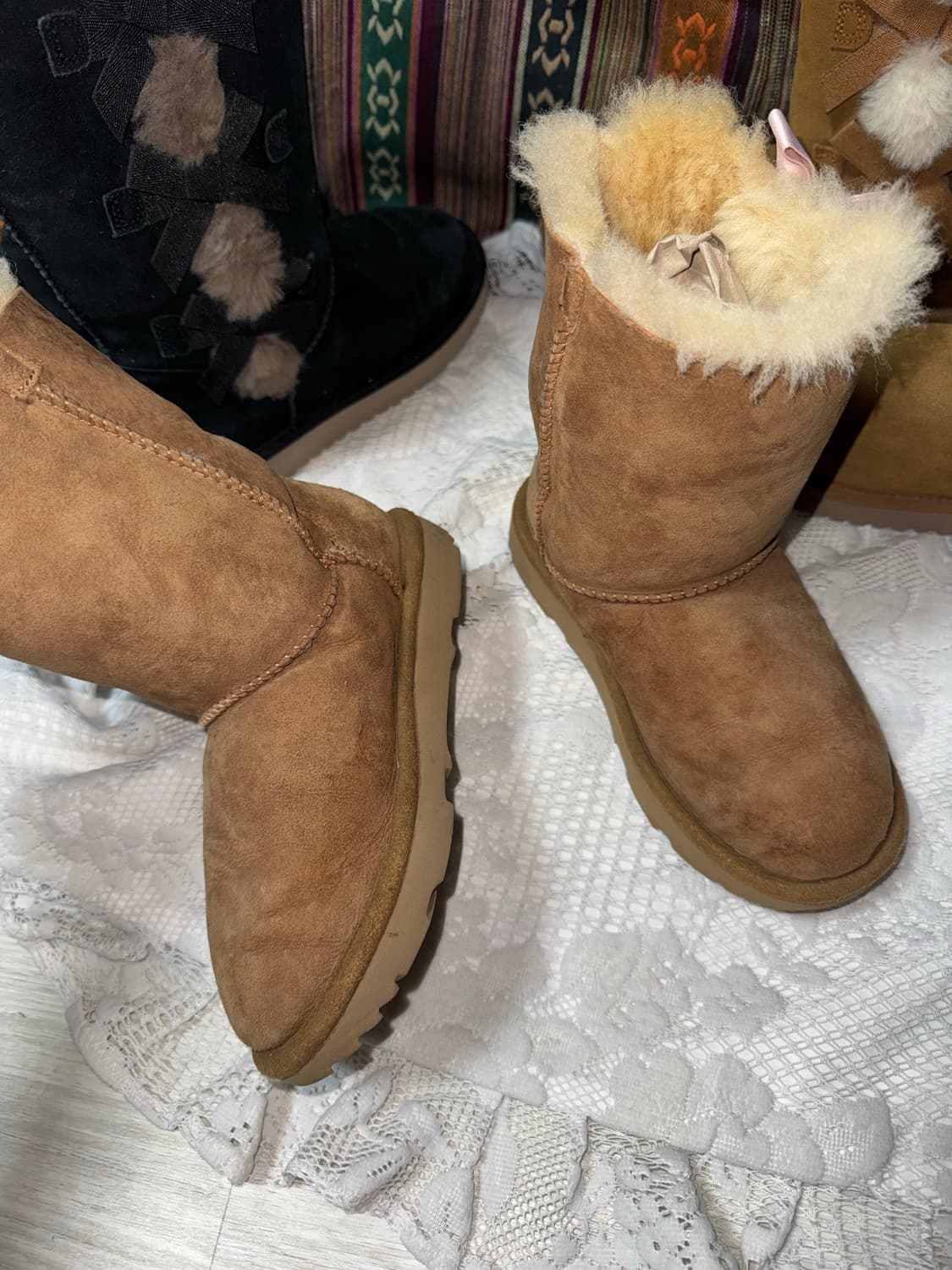 Ugg 리본 어그부츠 210 (225까지는 가능) 상품이미지10