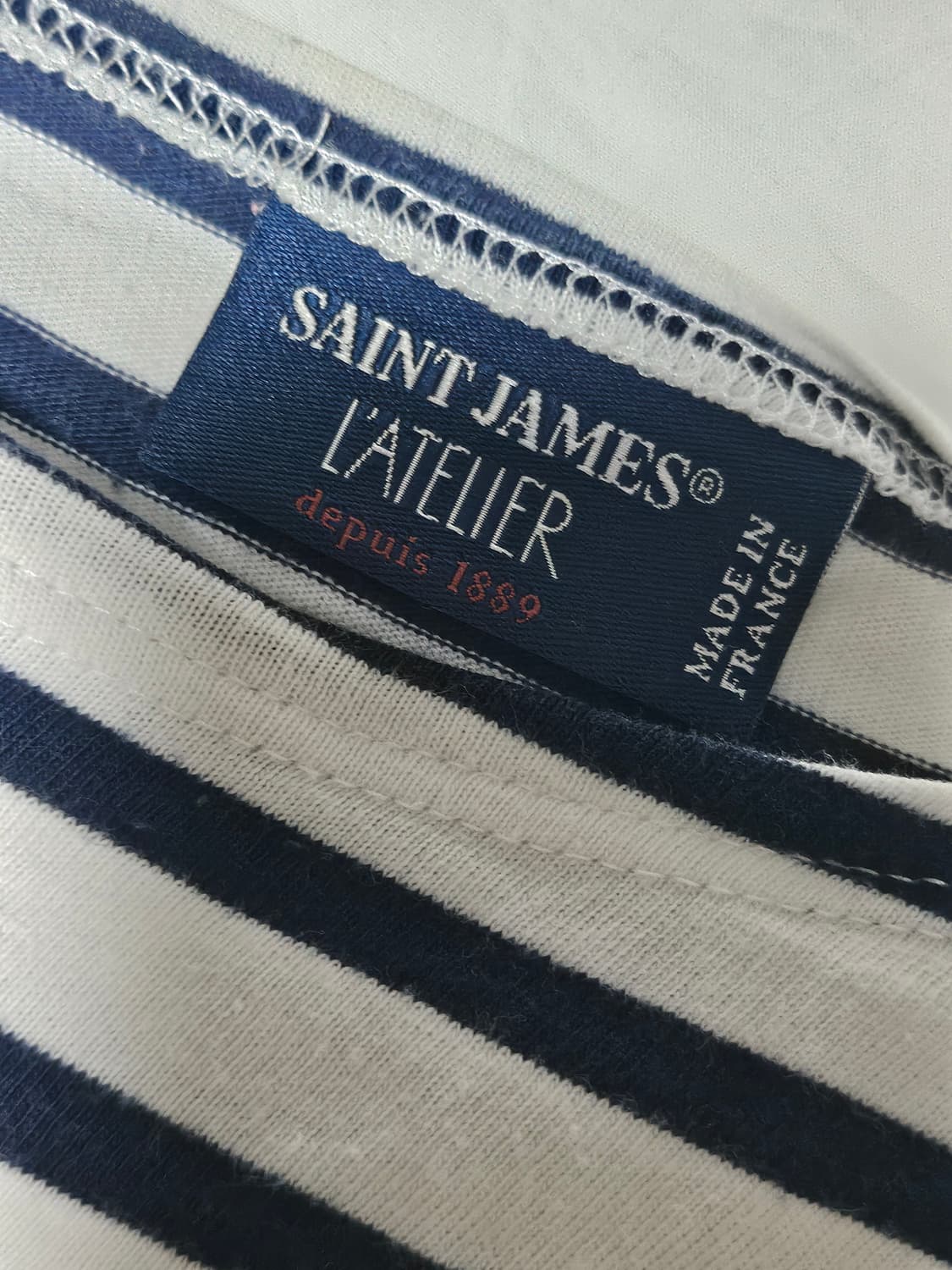 세인트제임스 스트라이프 긴팔 티셔츠 롱 슬리브 L 상품이미지3