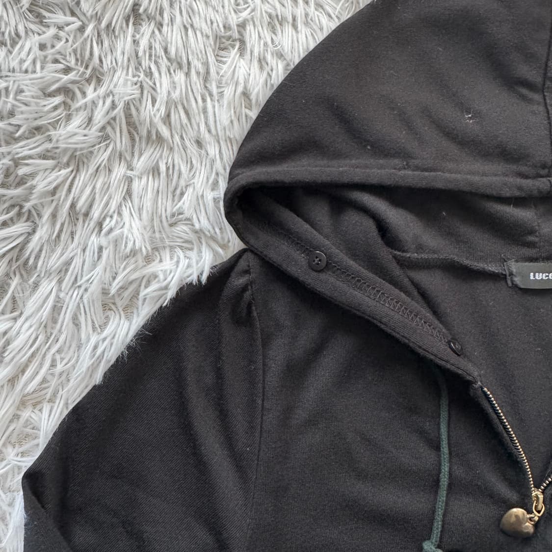 LUCCICA 일본빈티지 노드 후드집업 y2k 갸루 지뢰계 M 38 상품이미지1