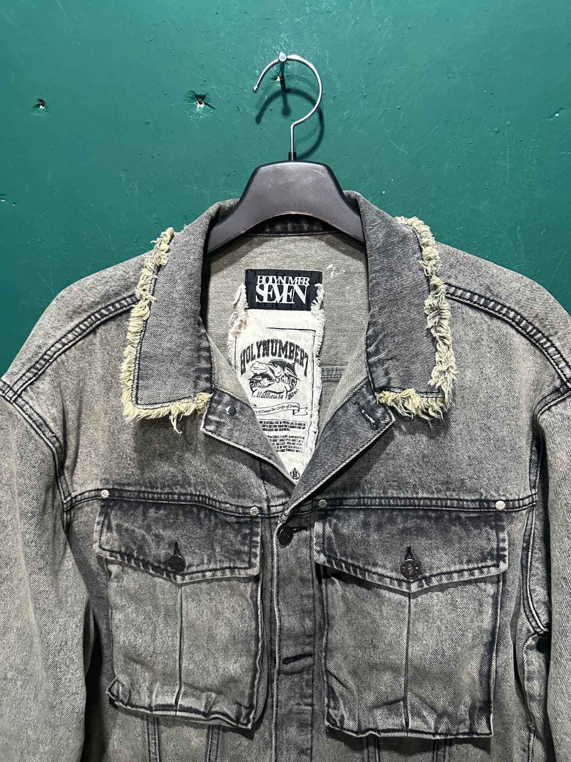 홀리넘버세븐 트러커자켓 100-105 상품이미지2