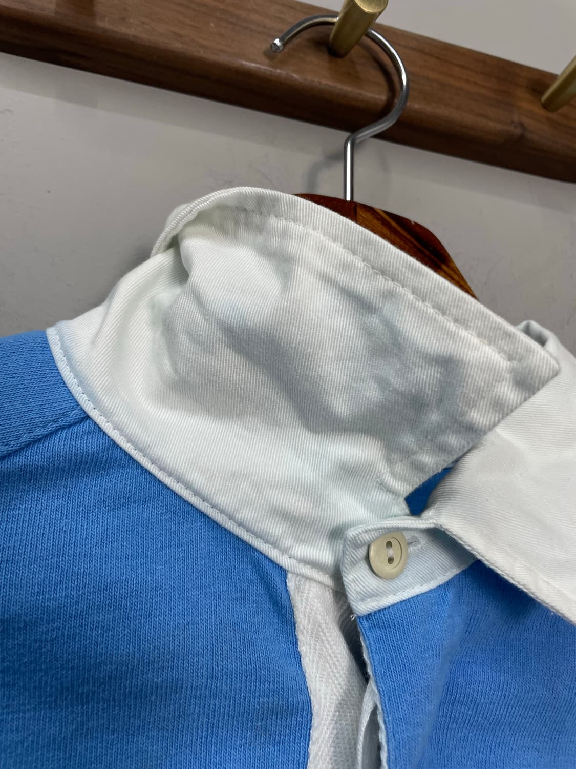 폴로 랄프로렌 스카이 블루 럭비 셔츠 H1613 상품이미지7