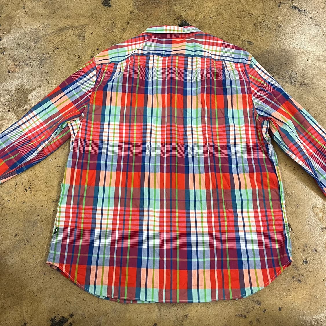 [정품/XL] 노티카 체크 긴팔 셔츠 b18 상품이미지4