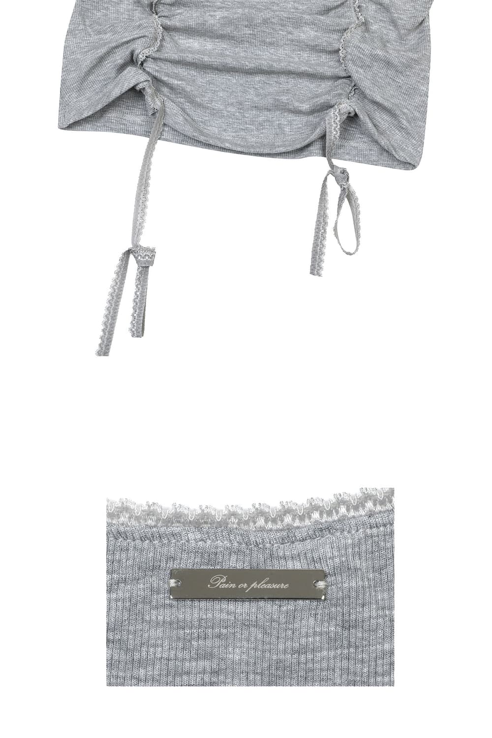 페인오어플레저 DAFFODIL TOP grey 상품이미지7
