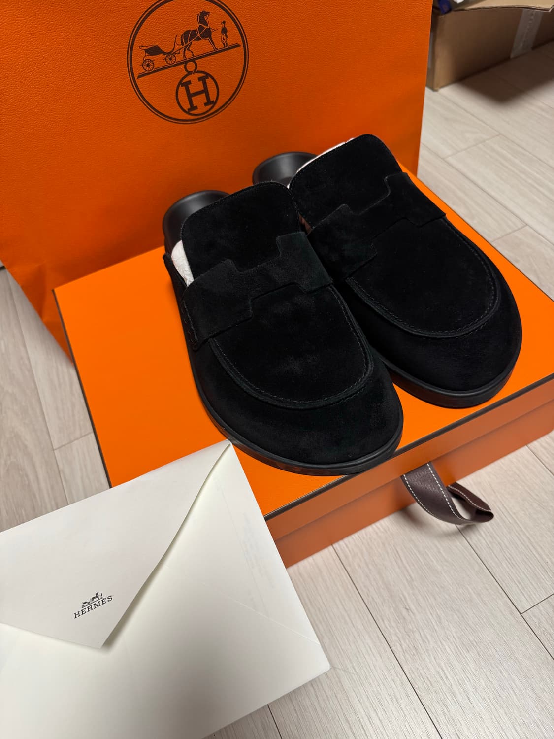 에르메스 고 뮬 스웨이드  상품이미지2