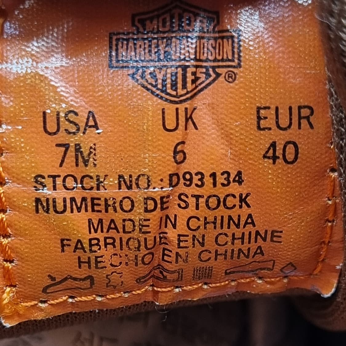 할리데이비슨 남성 로우컷 부츠 40  260 상품이미지6