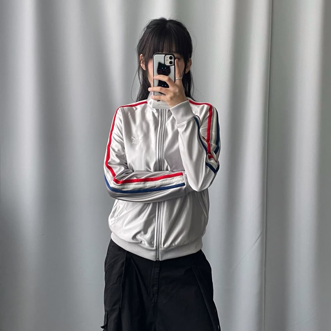 아디다스 루즈핏 실버그레이 40주년 유로파 져지 상품이미지3