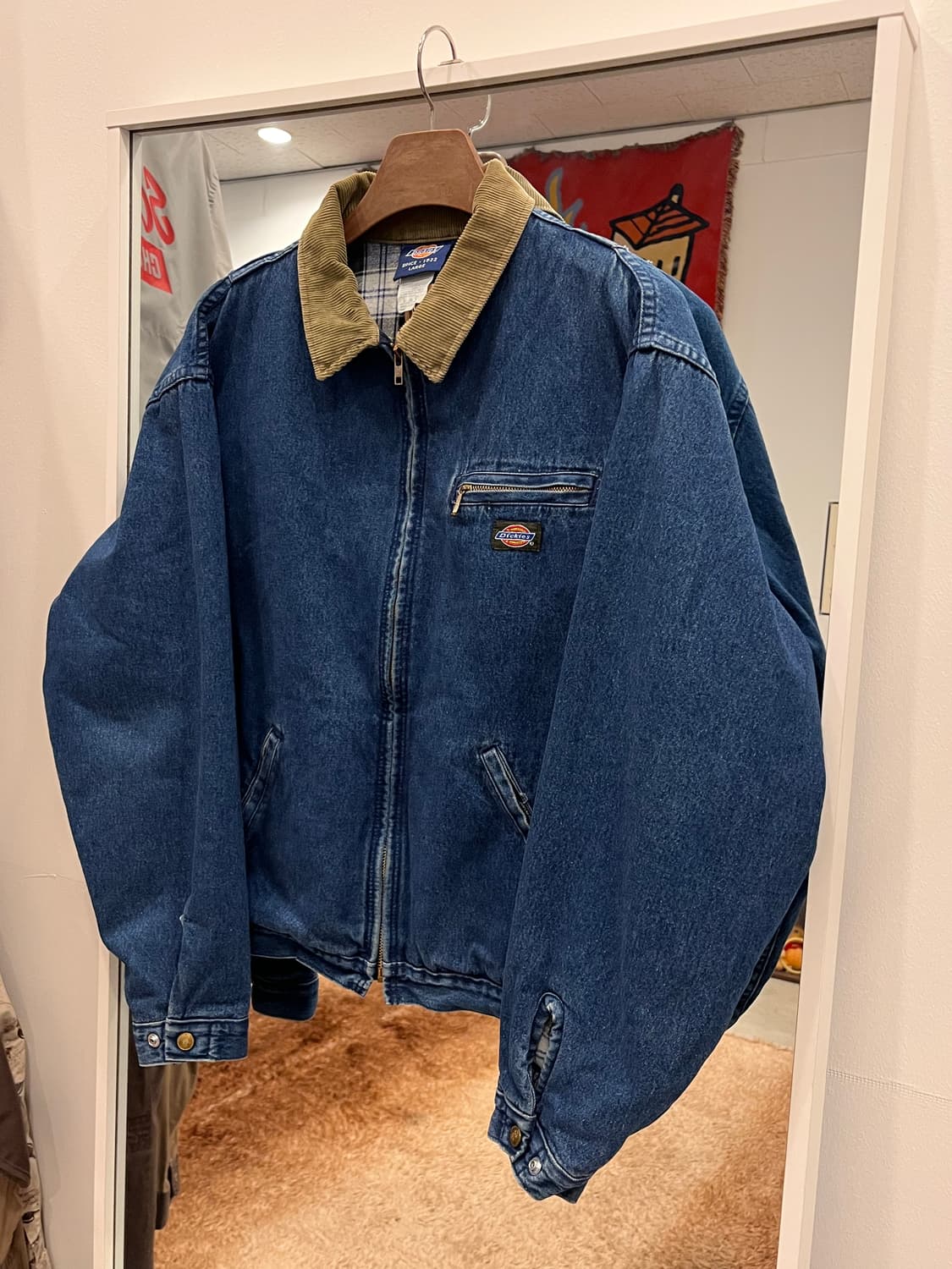 90s Dickies 디키즈 디트로이트 데님 워크 자켓 상품이미지1