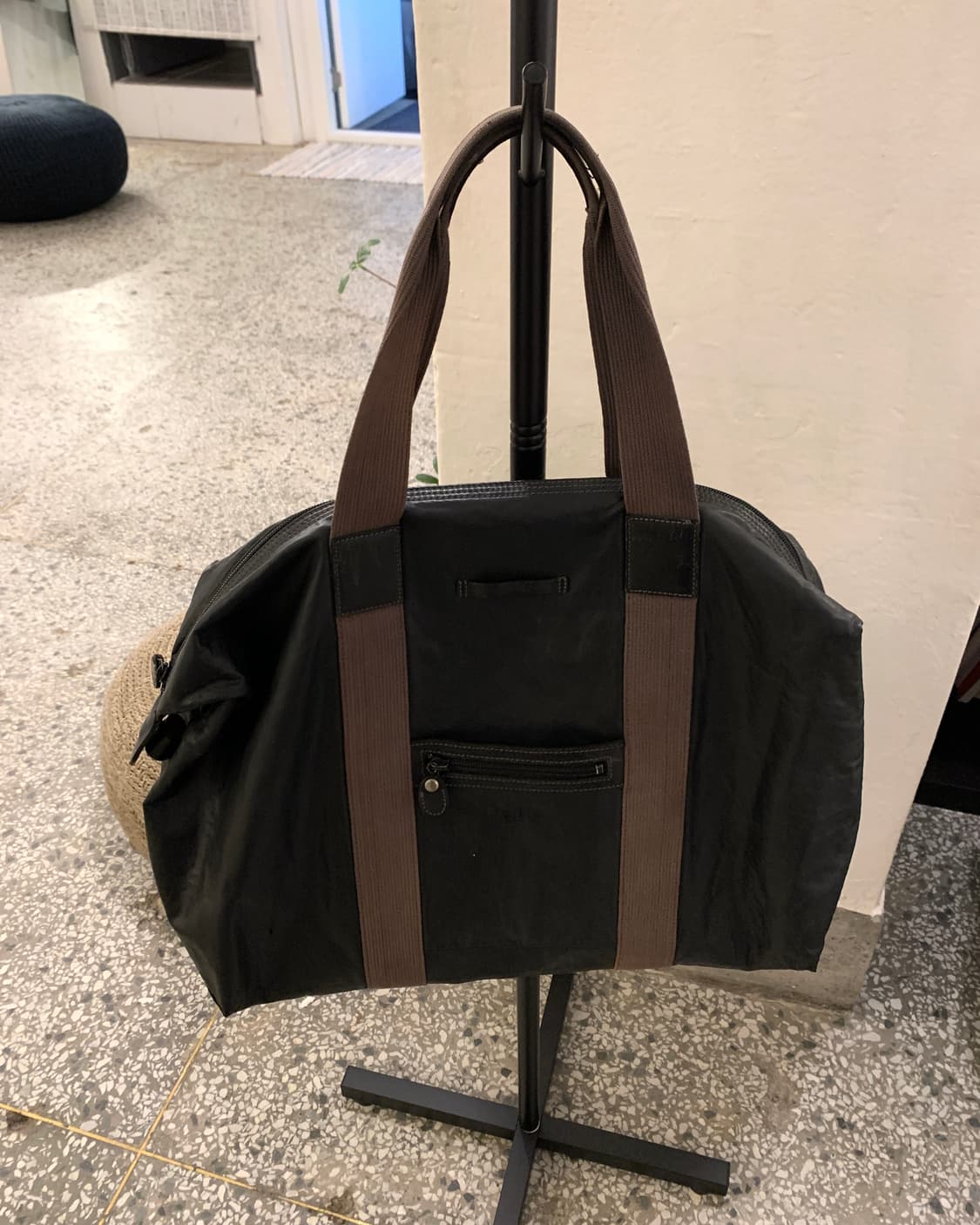 장 폴 고티에 레더 보스턴 백 상품이미지2