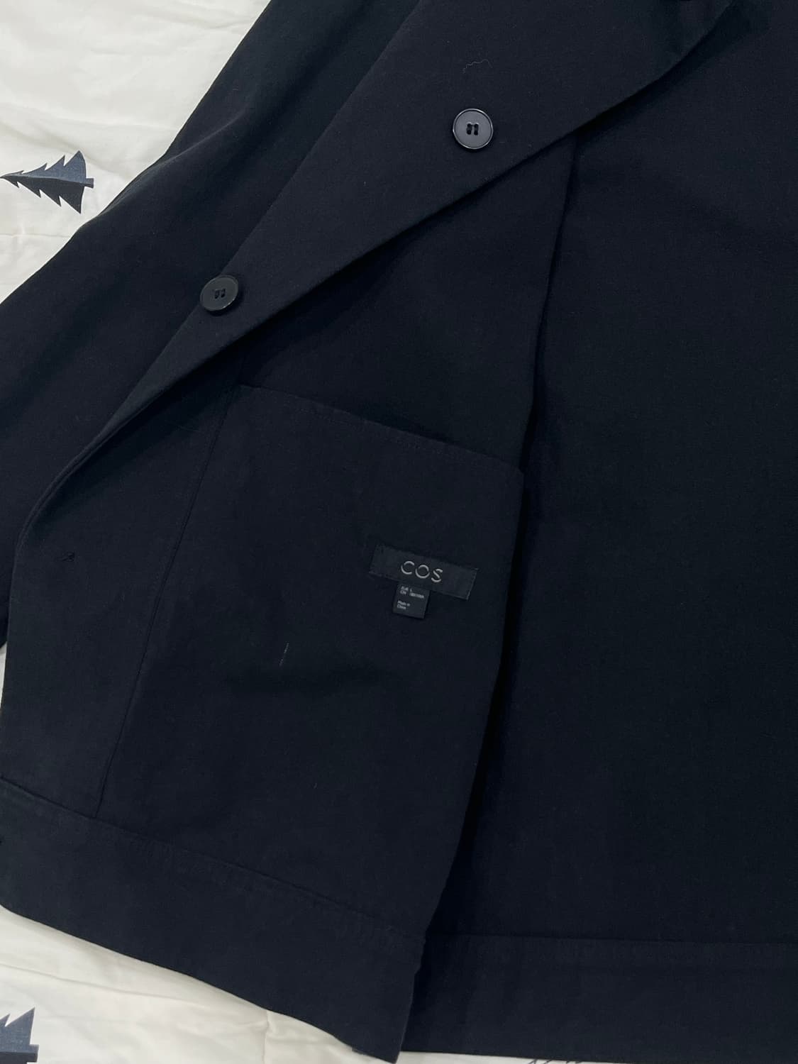 COS 블랙 면 셔츠자켓 상품이미지2
