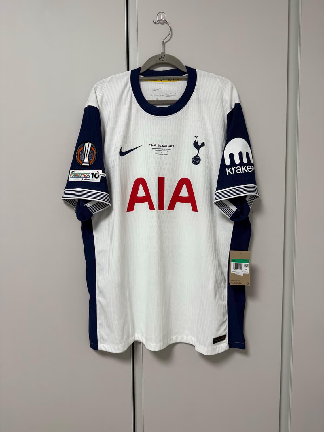 24-25 토트넘 홈 어센틱 해외XL 손흥민 판매 상품이미지2