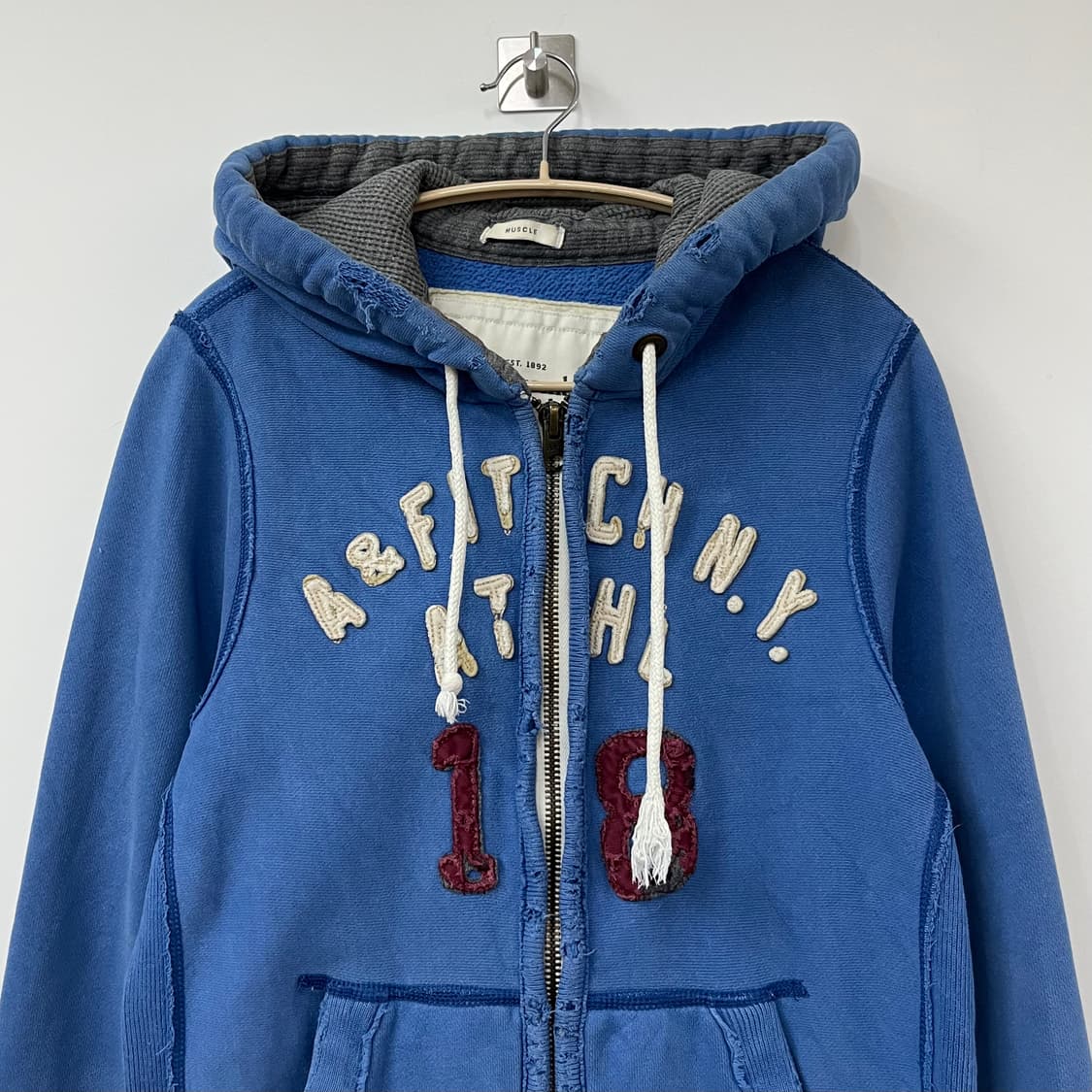 아베크롬비 자수로고 소라 후드집업 상품이미지4