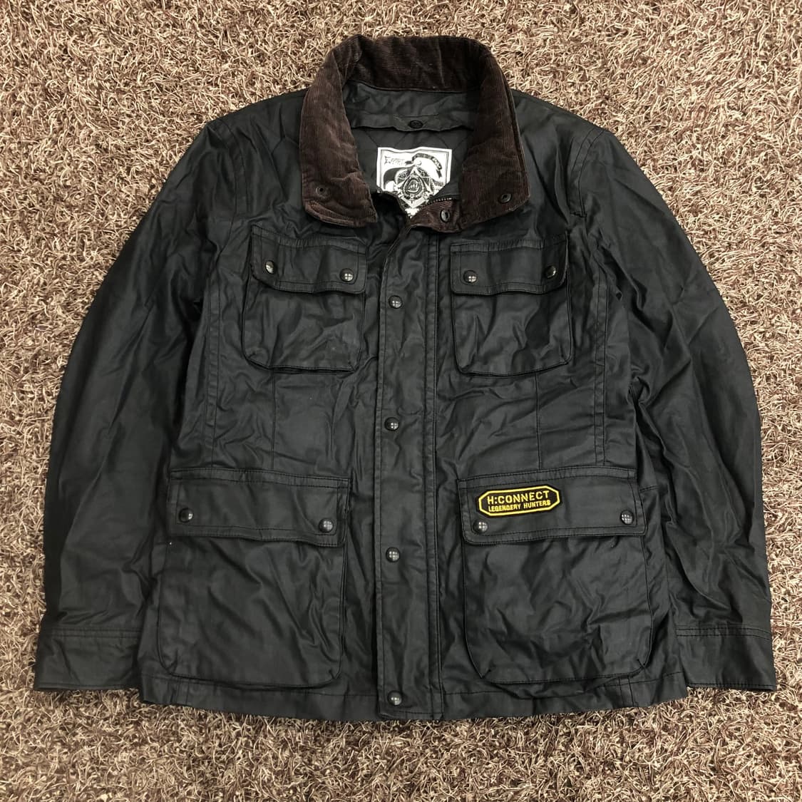 H:Connect 쿼드포켓 헌팅 왁스 자켓 상품이미지1