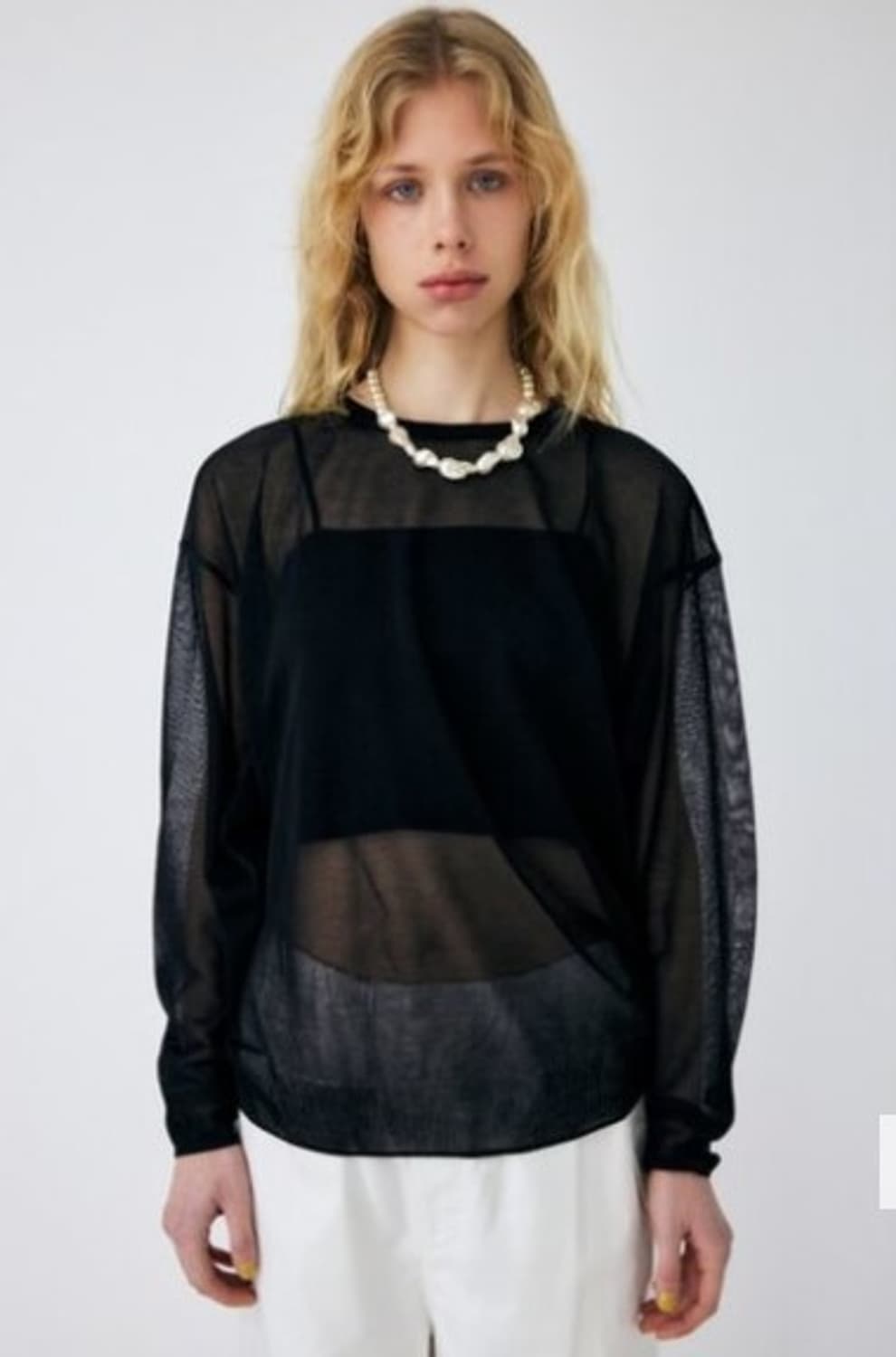 마우지  moussy  시스루니트 상품이미지1