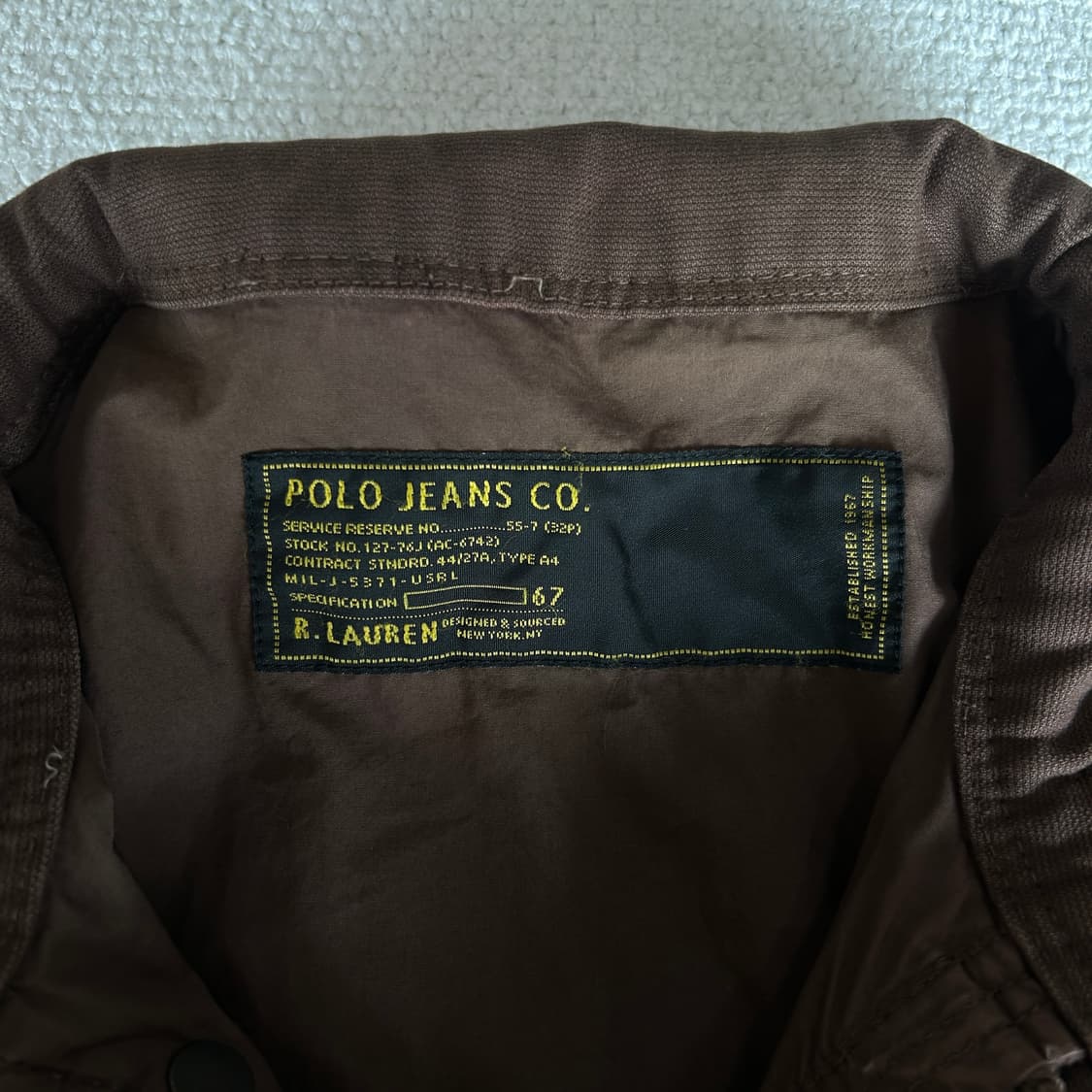 Polo 폴롤 랄프로렌 코듀로이 필드 자켓 m 상품이미지3