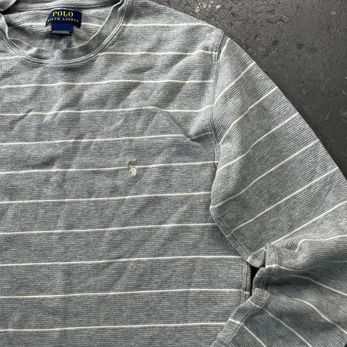 100 폴로 랄프로렌 와플 롱슬리브 상품이미지2