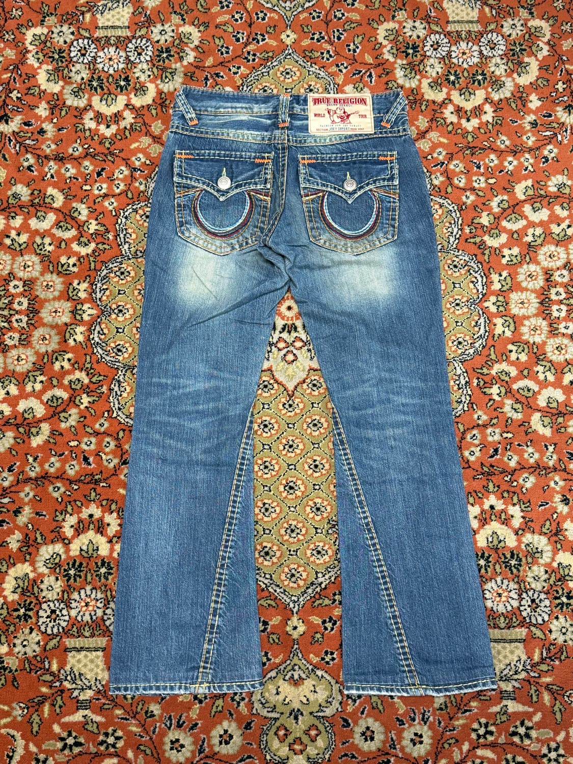 트루릴리전 조이 슈퍼티 레인보우 부츠컷 데님팬츠 30 상품이미지2