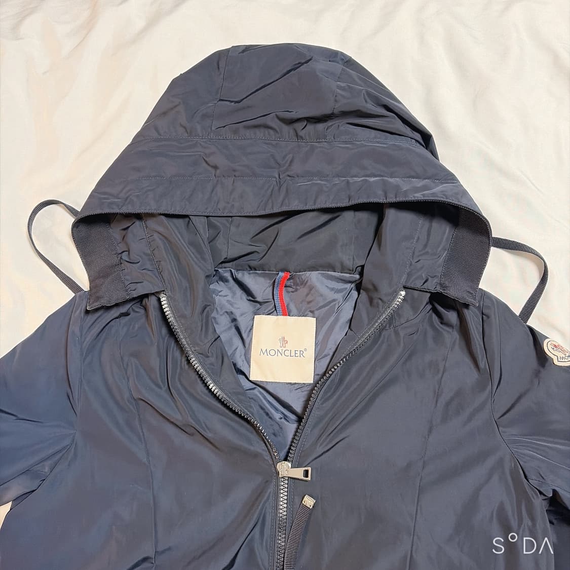 몽클레어 토파즈 여성 후드 바람막이 자켓 블랙 [1] 상품이미지3