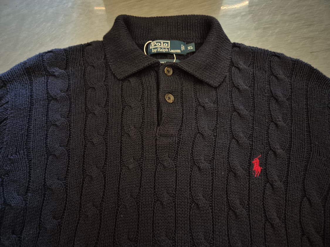 00s 폴로랄프로렌 케이블 카라 니트 상품이미지2