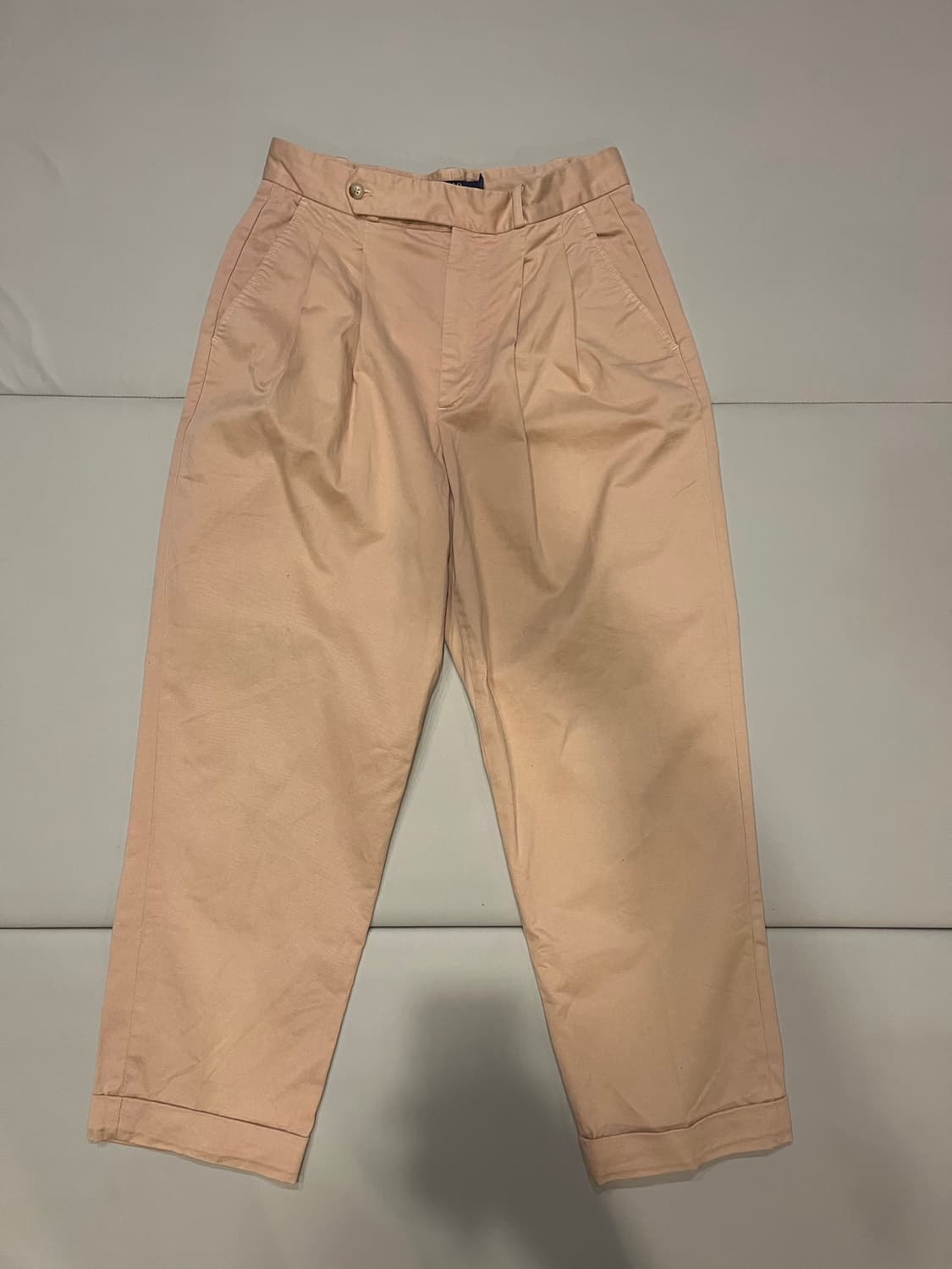 폴로 랄프로렌 핑크 와이드팬트 허리단면 38센치 상품이미지1