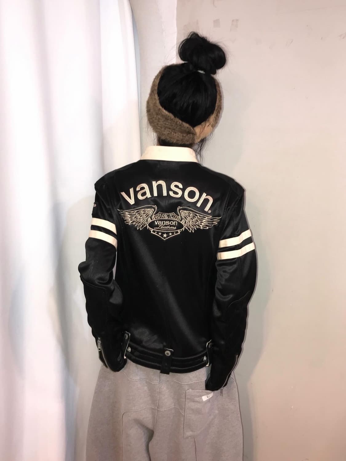Vanson Embroidery Rider Jacket 상품이미지2