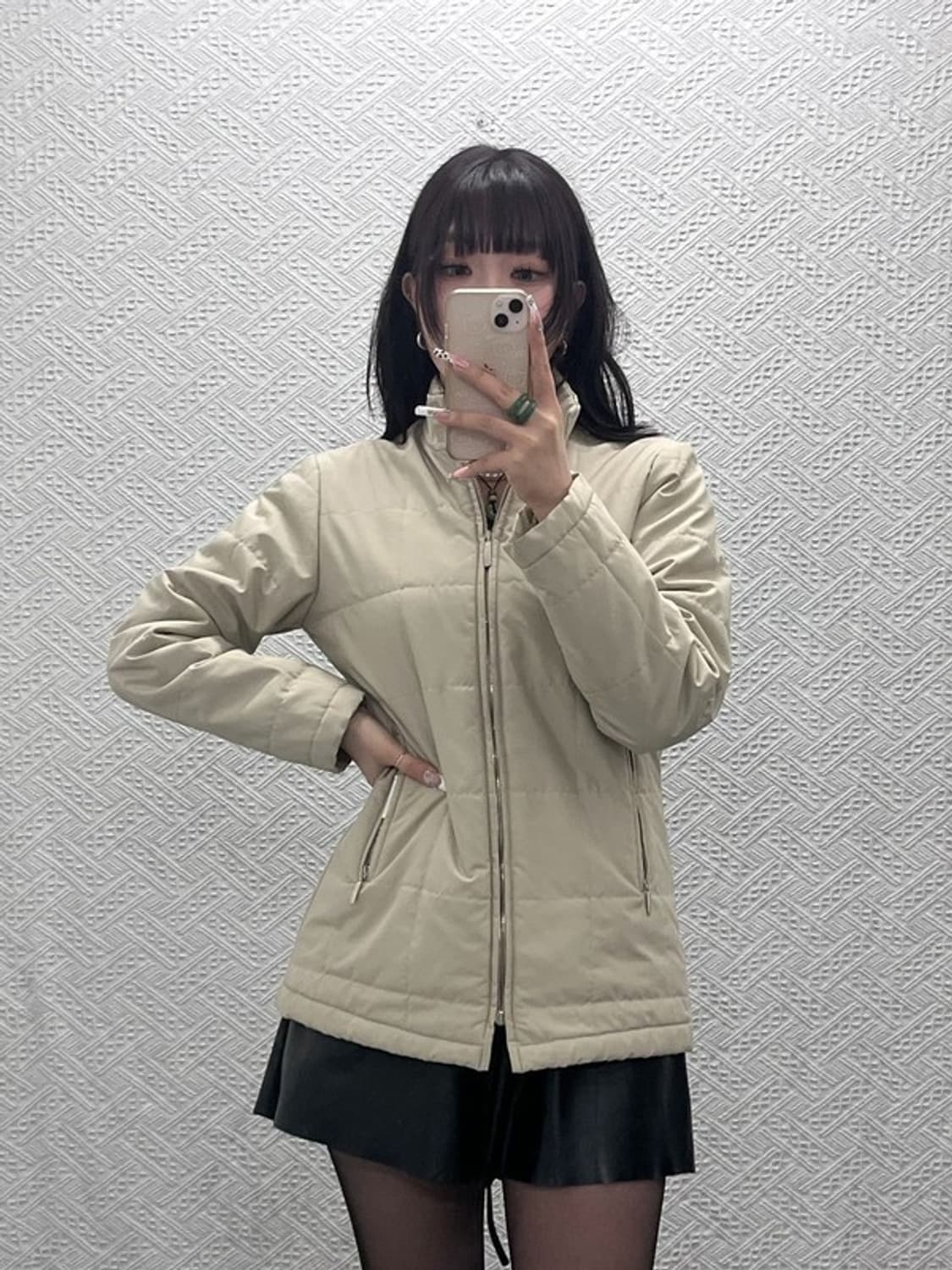 버버리 빈티지 모던 캐주얼 퀄팅 울 경량 자켓 95 C11141 상품이미지2