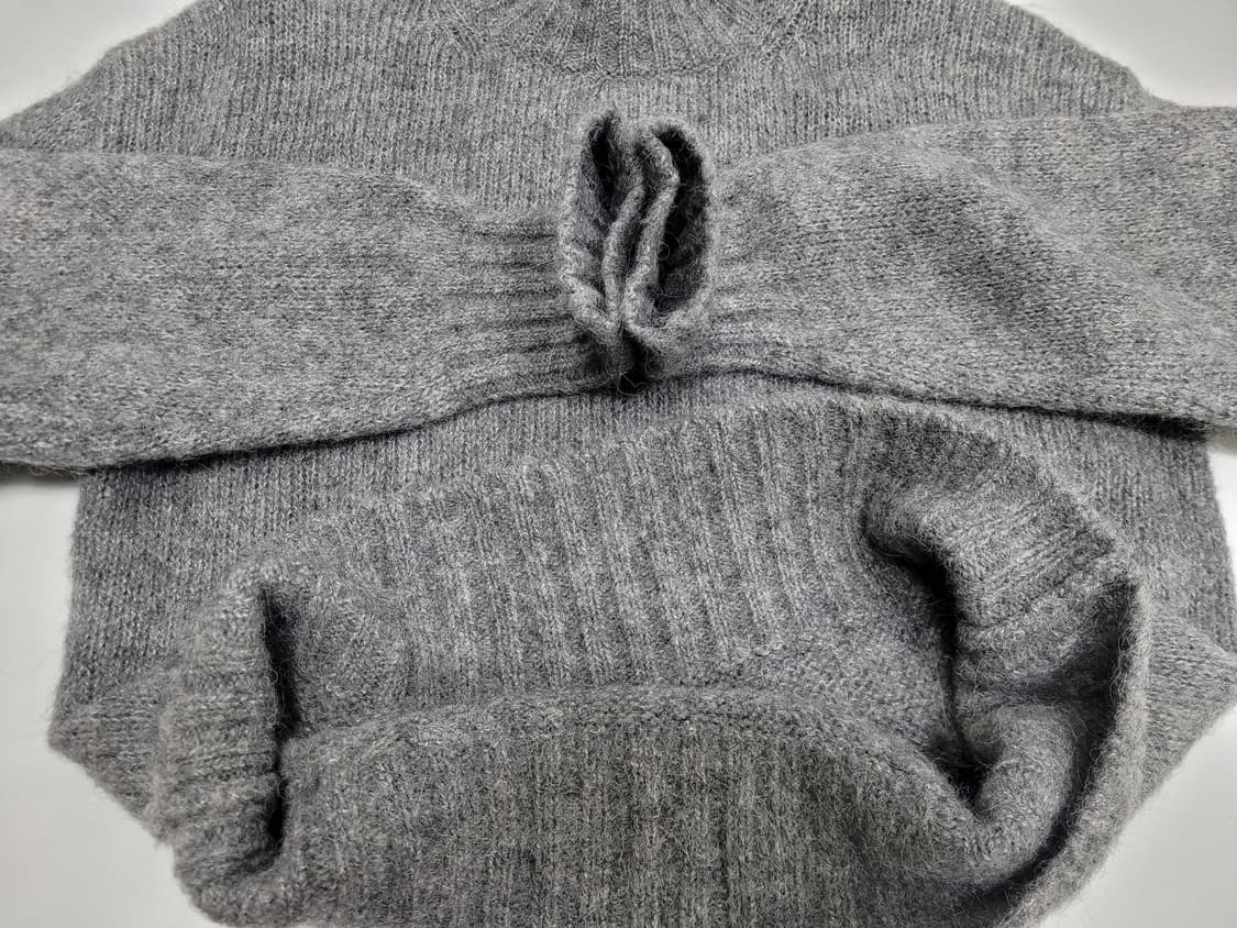 (새상품급) COS 코스 알파카 울 니트 / 여 XS 그레이
 상품이미지7