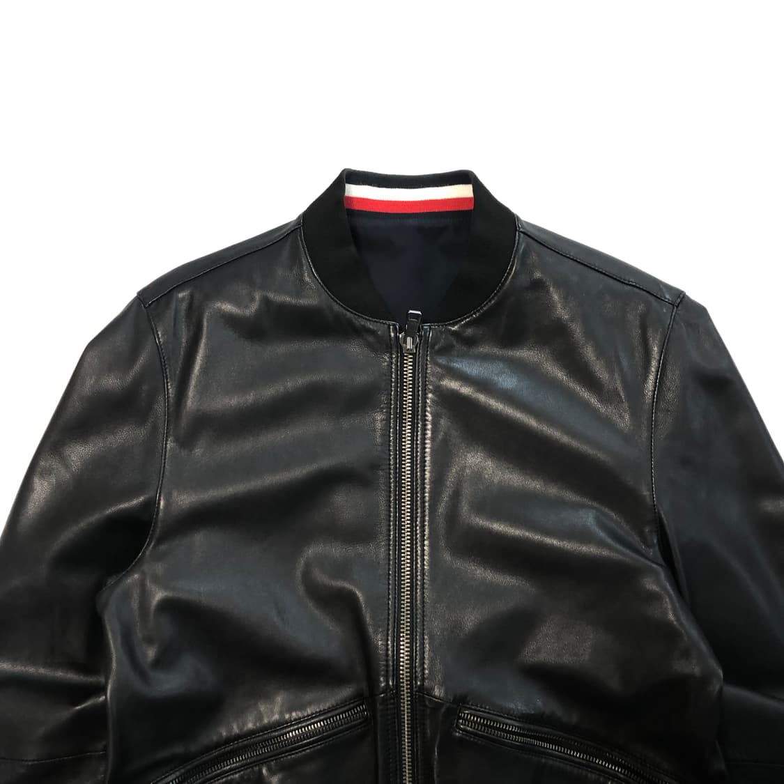 타미힐피거 리버시블 레더 봄버자켓  상품이미지6
