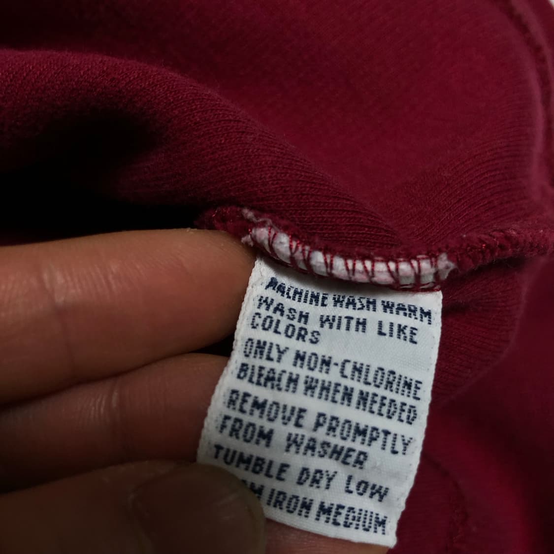 폴로 랄프로렌 버건디 맨투맨 니트 상품이미지6