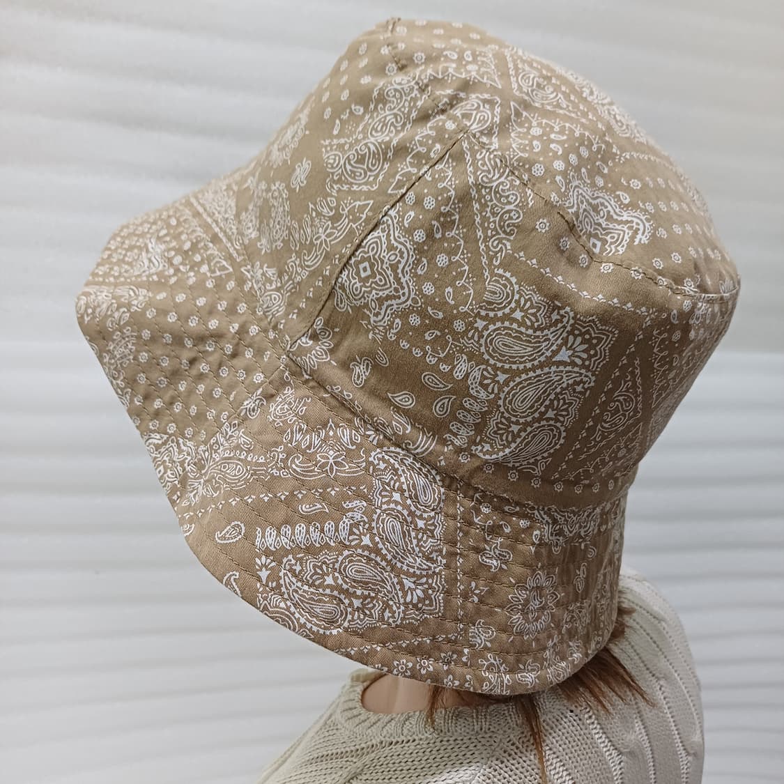 스노우피크 공용 리버서블 양면 버킷햇 벙거지 모자 베이지 사랑봉봉 상품이미지4