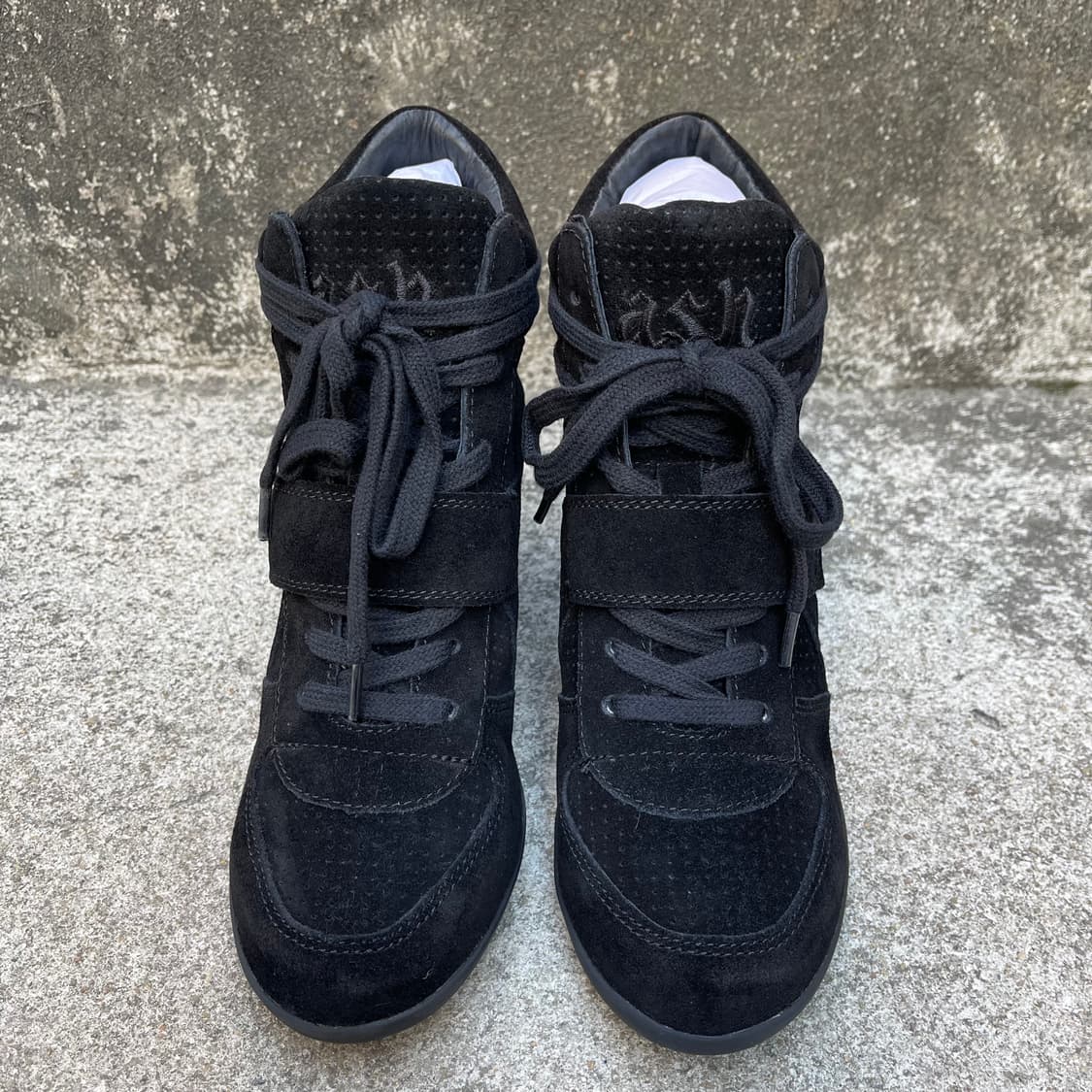 [37] ASH 스웨이드 웨지힐 스니커즈 (240) 상품이미지2