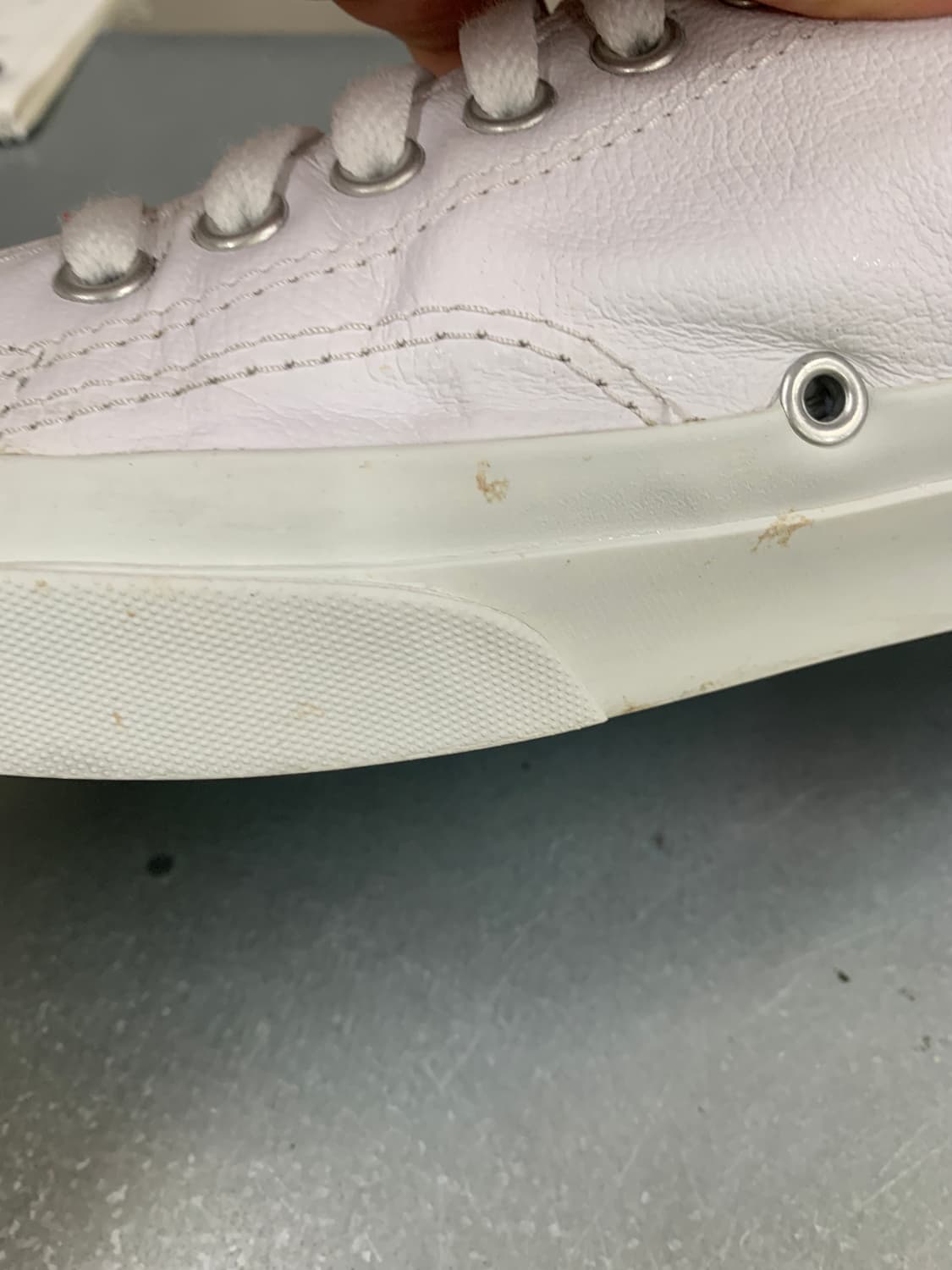 컨버스 잭퍼셀 레더 화이트 265 상품이미지10