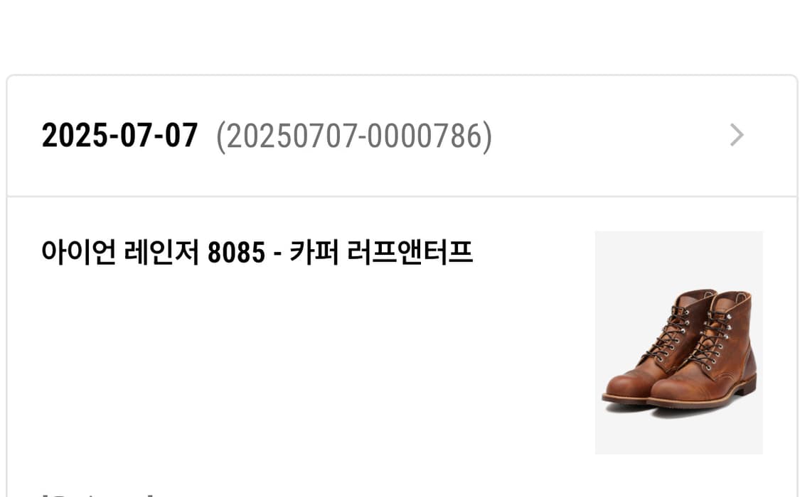 2025 레드윙 아이언레인저 8085 9d(270) 상품이미지10