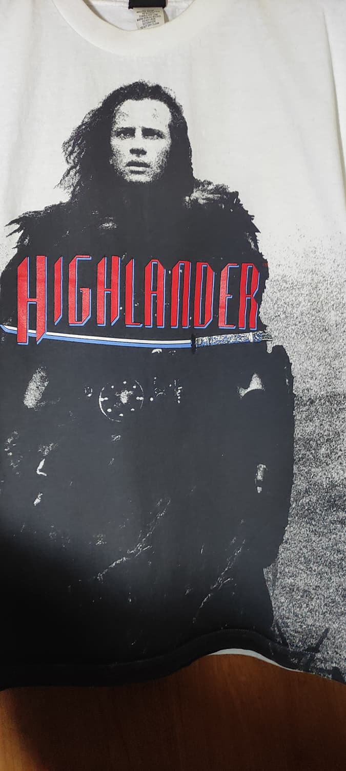 90s 하이랜더 무비 티셔츠 105 상품이미지3