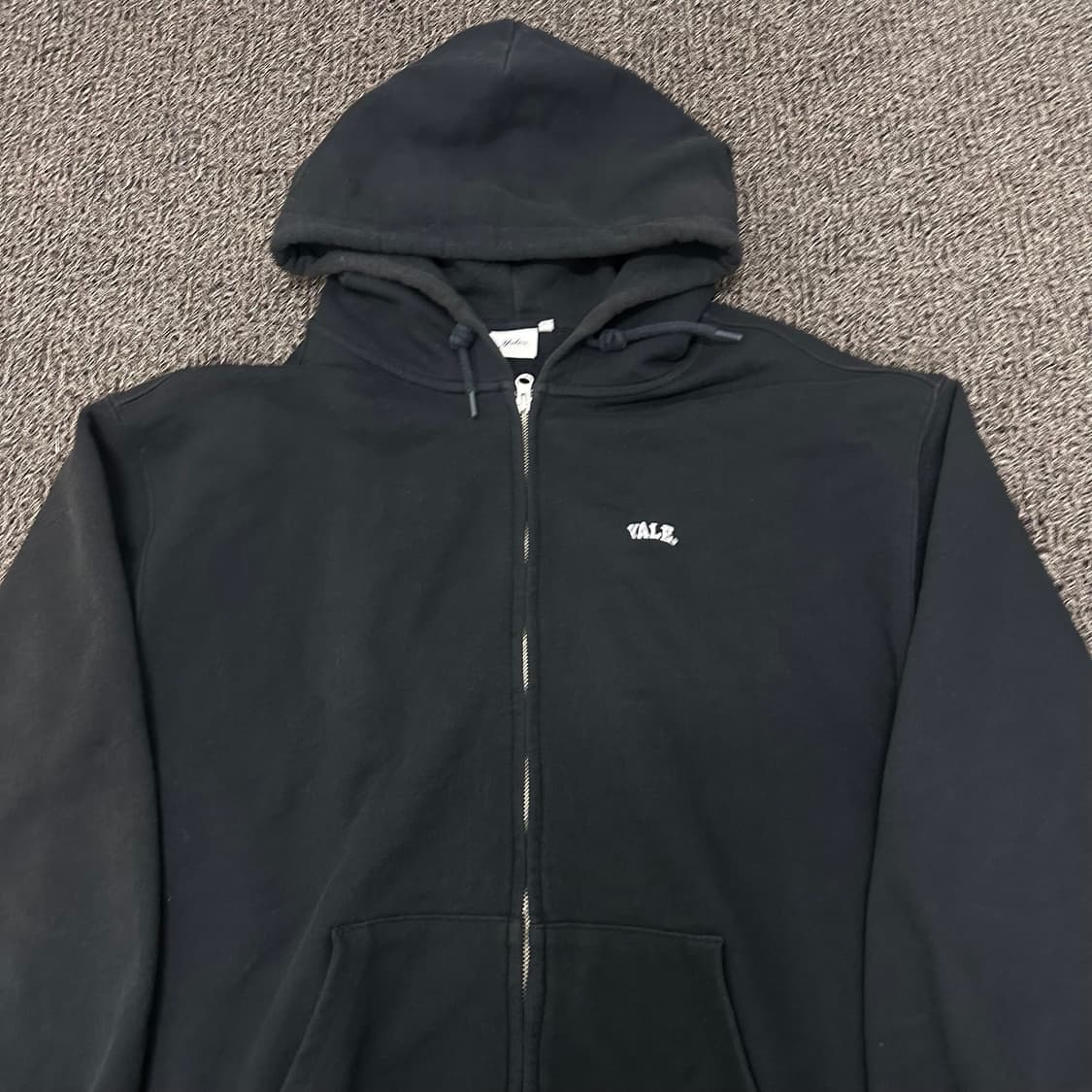 YALE 예일 후드집업 블랙 105(XL) 상품이미지2