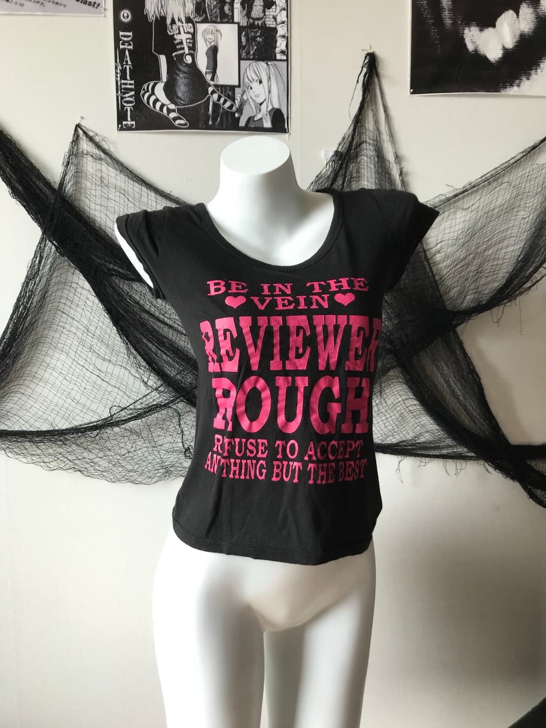 Punk 00s mood beads printing halfsleeve  상품이미지2