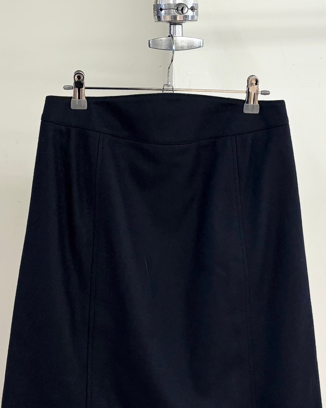 프라다 스포츠 네이비 더블 집 미디 스커트 상품이미지5
