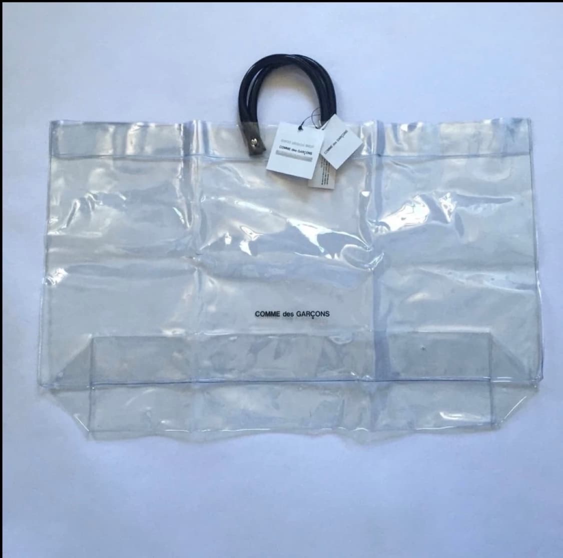 꼼데가르송 pvc 도트백 상품이미지2