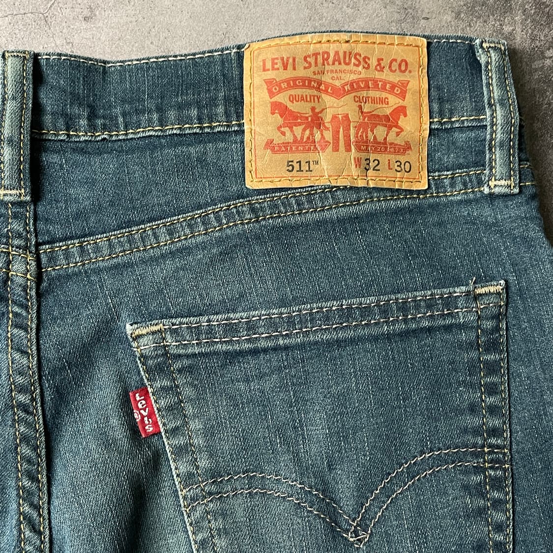 LEVI'S 리바이스511 슬림 스트레이트핏 코튼 데님 팬츠 A00602 상품이미지8