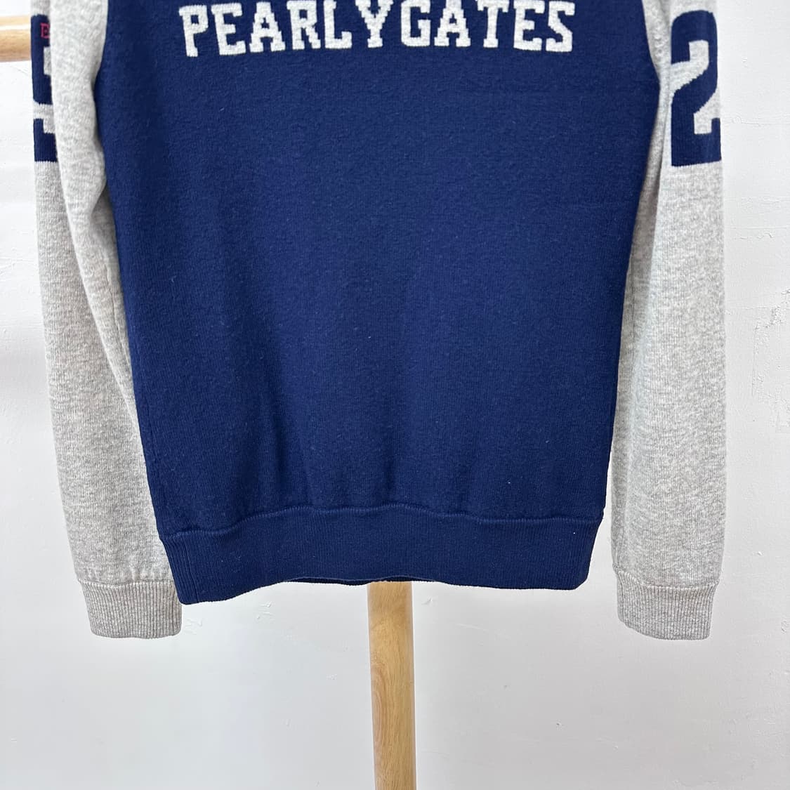 파리게이츠 골프 여성 울캐시미어 니트 집업 자켓 0사이즈 상품이미지6