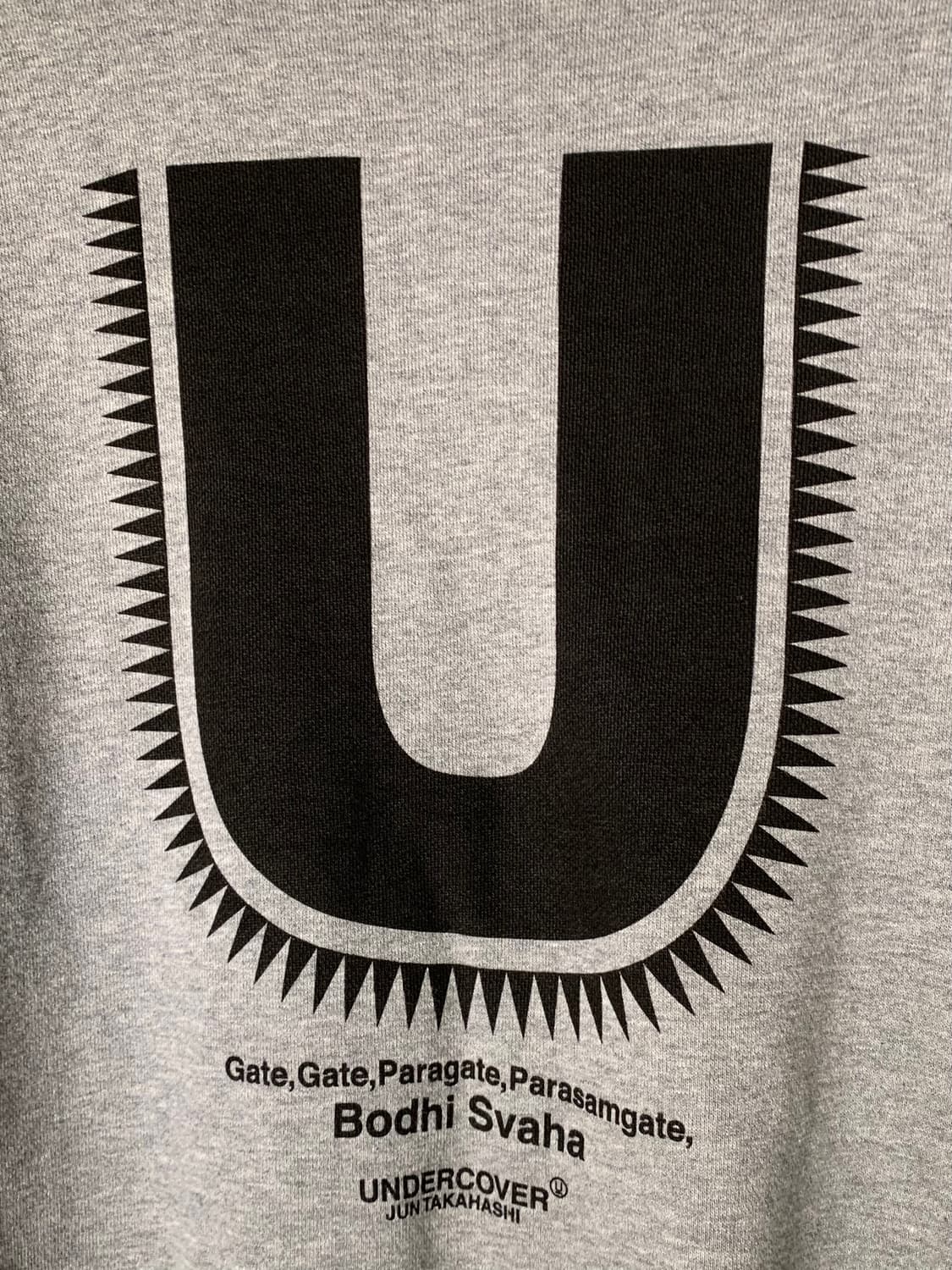 언더커버 기즈 로고 그레이 맨투맨 상품이미지3